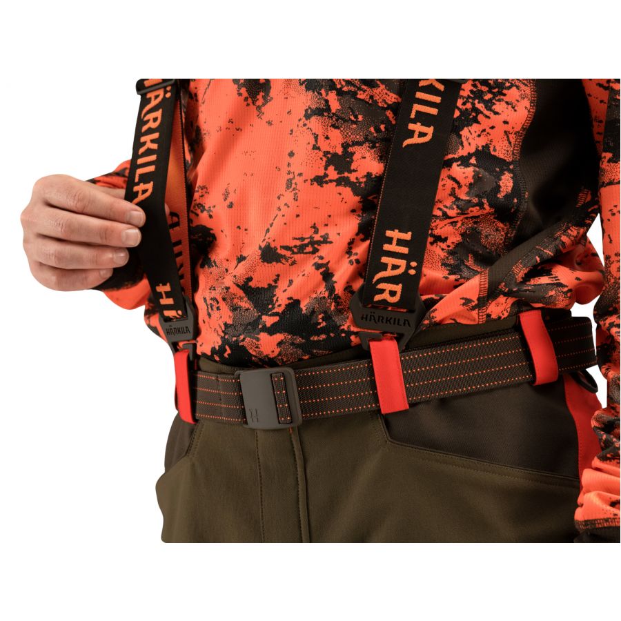 Härkila Wildboar Pro Tech harness brown and orange 3/5