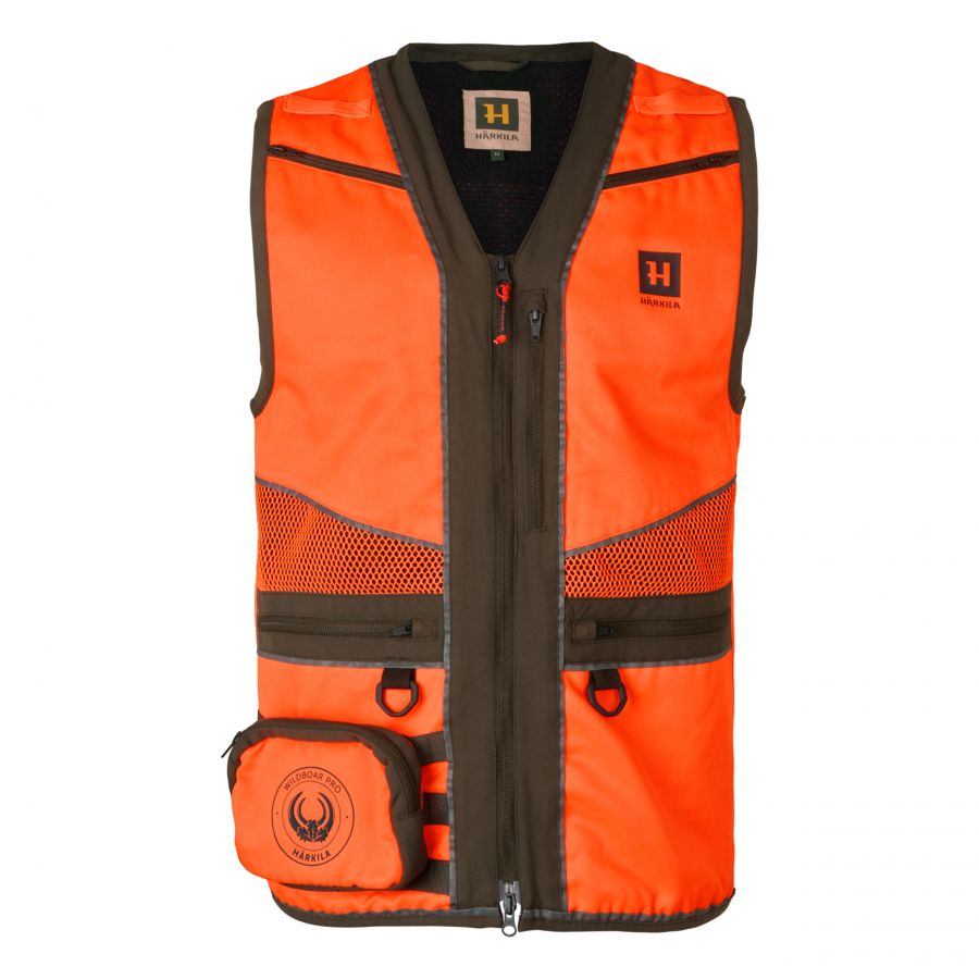 Harkila Wildboar Pro Vest Orange blaze / Brow 1/2