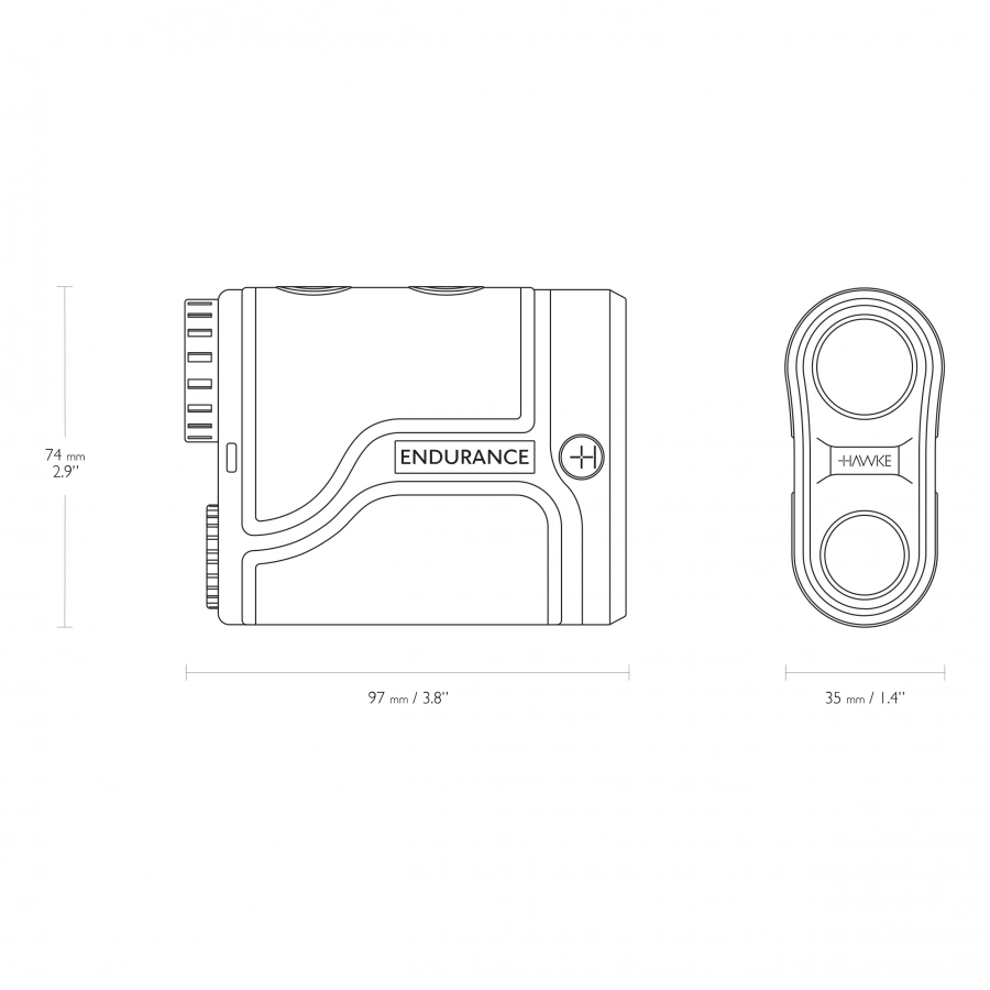 Hawke Endurance LRF 1500 laser rangefinder 3/13