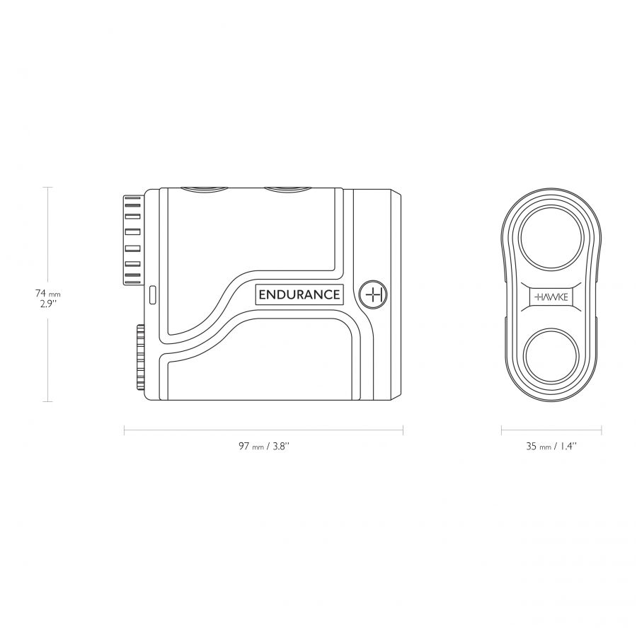 Hawke Endurance LRF 700 laser rangefinder 4/13