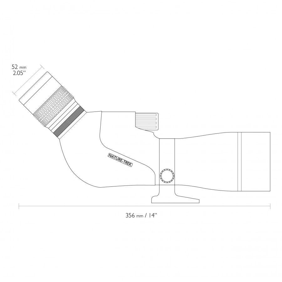 Hawke Nature Trek 16-48x65 k observation telescope. 3/12