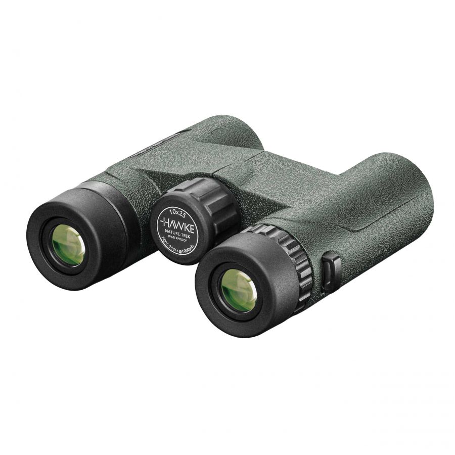 Hawke Nature Trek Compact 10x25 Green Binoculars 2/9