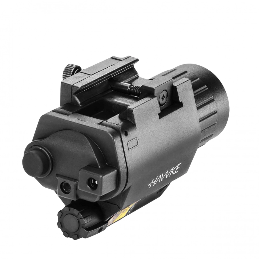 Hawke weapon flashlight with laser for Weaver rail 2/2