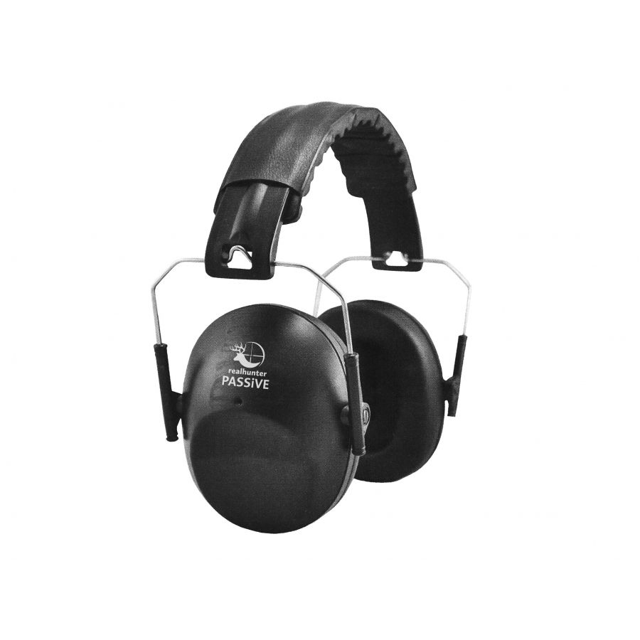 Hearing protectors RealHunter passive black 3/8