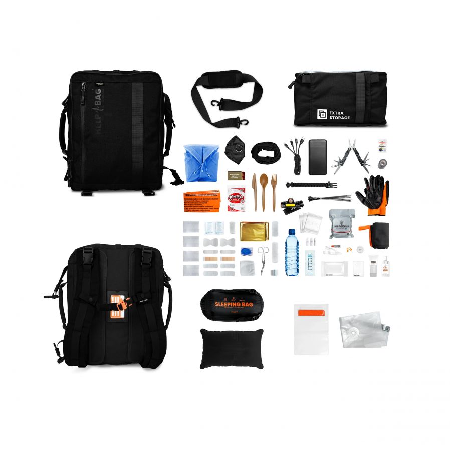 Help Bag Essential emergency kit black 4/9