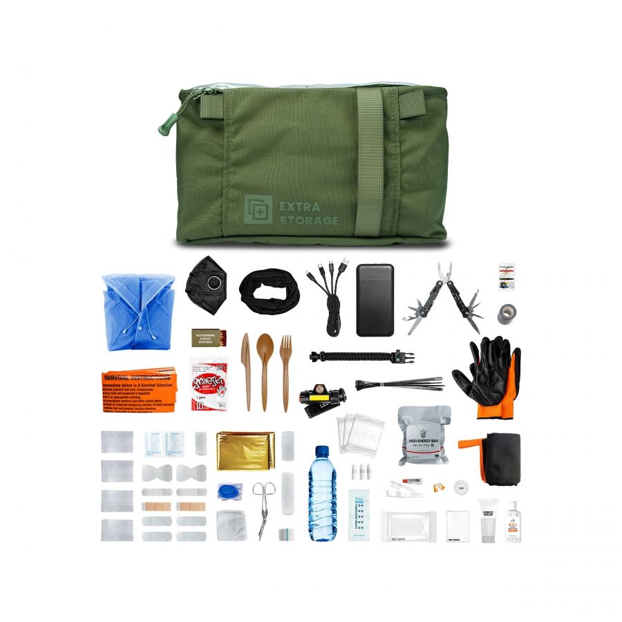 Help Bag Essential emergency kit green 3/7