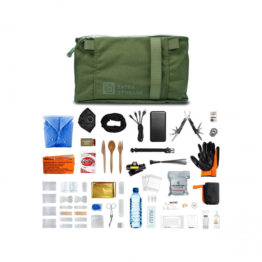 Help Bag Essential emergency kit green 3/7