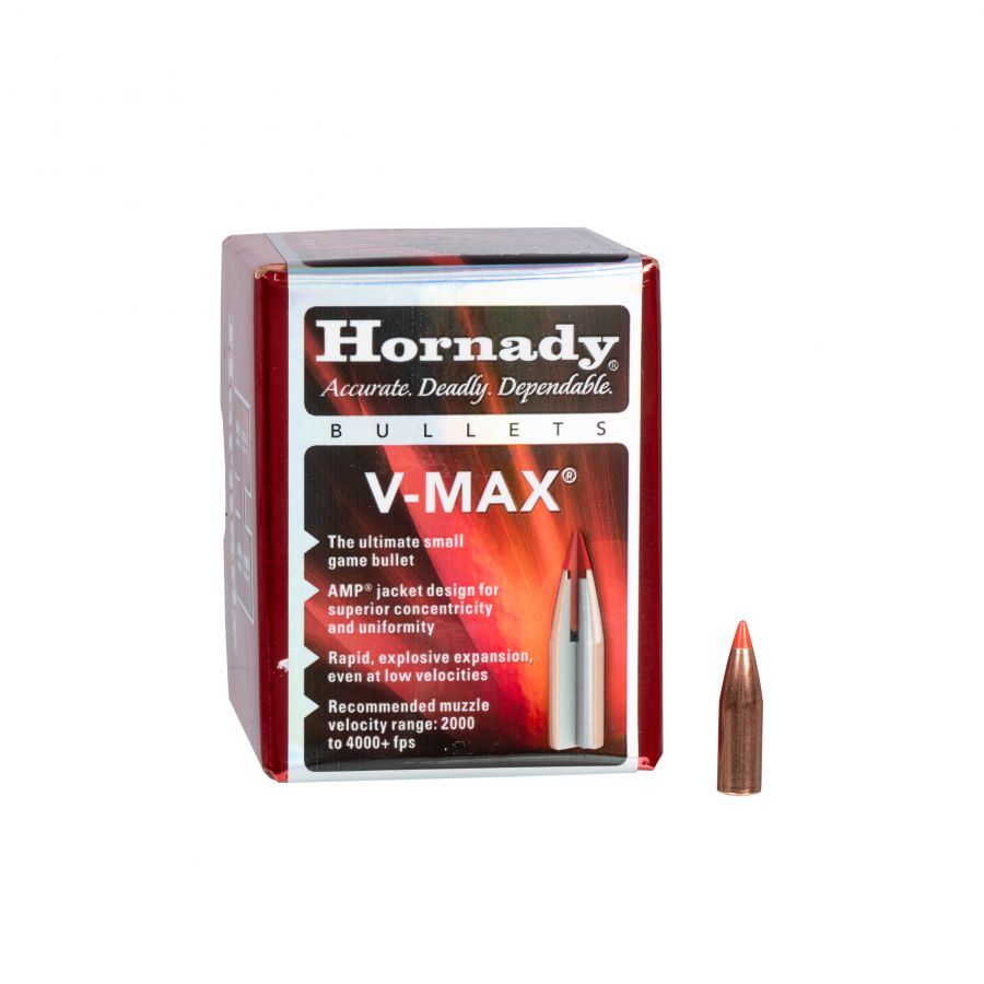 Hornady 22 V-Max 60 gr bullet ( 100 pieces). 1/1
