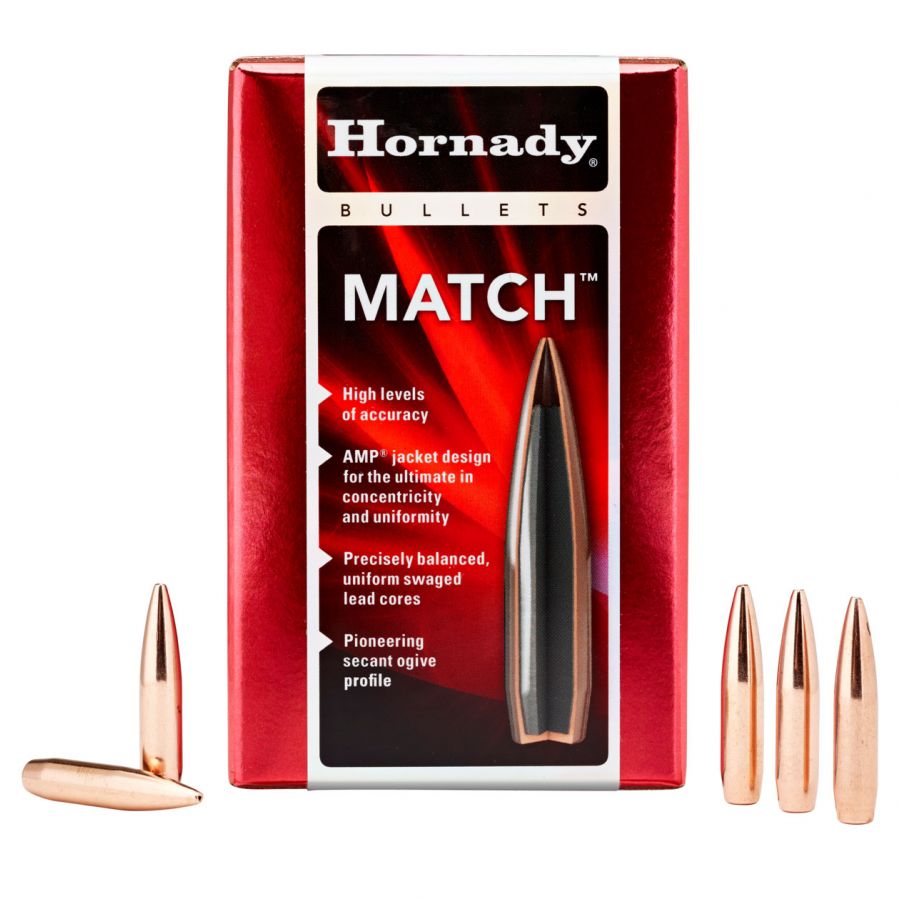 Hornady 30 BTHP 208gr (.308) bullets , (100pcs). 1/1