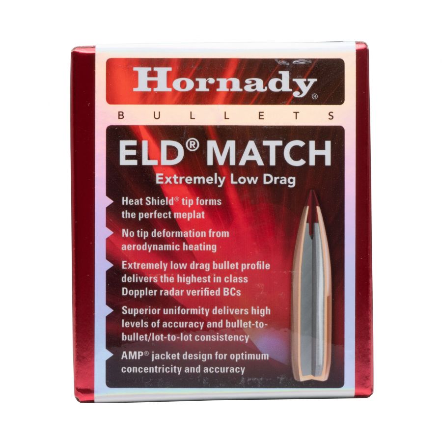 Hornady 30 cal. 308 Eld-Match 195 gr bullet 2/2