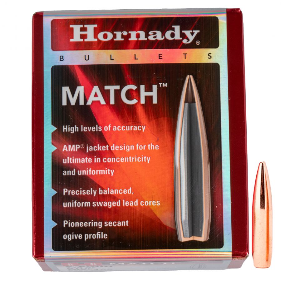 Hornady 6.5mm (.264) BTHP 140gr bullet (100 pcs.). 1/5