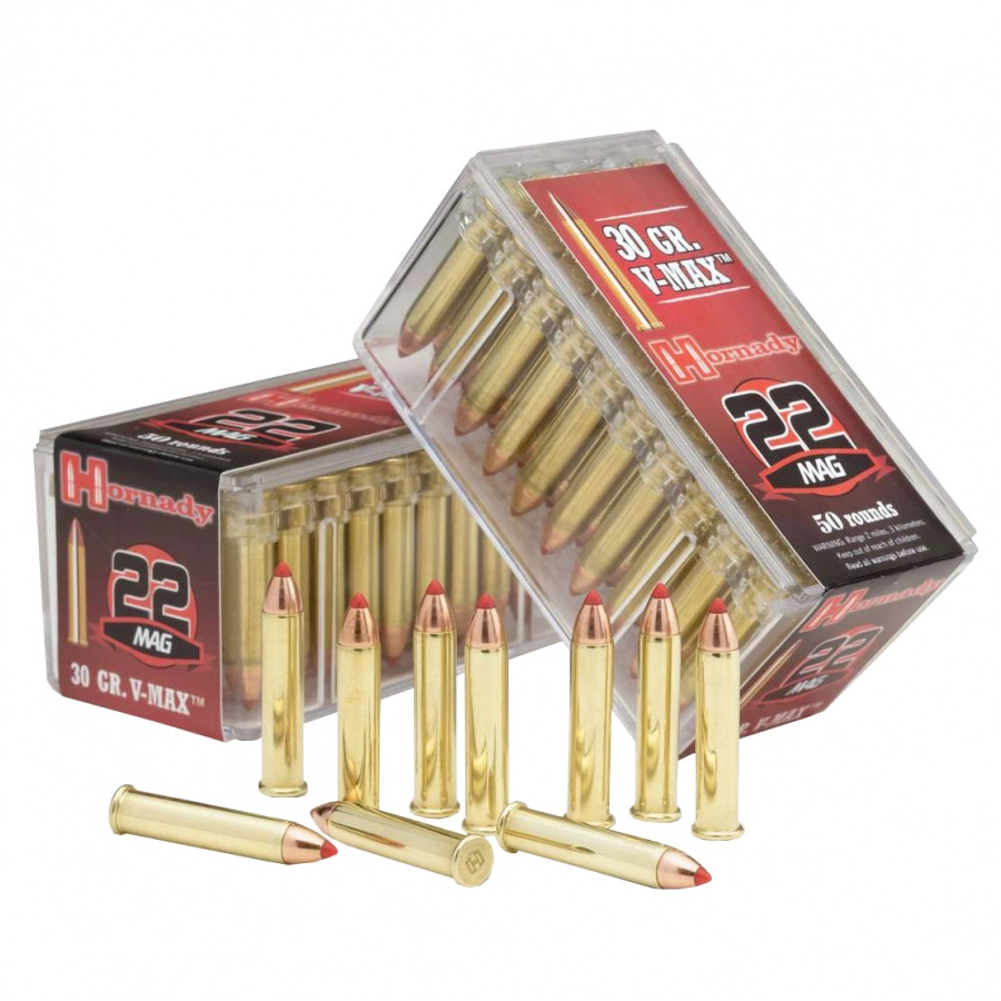 Hornady ammunition cal. 22 WMR V-Max 30gr. 4/4