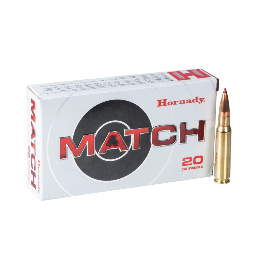 Hornady cal. 308 Win ELD-M 168 gr ammunition 1/3