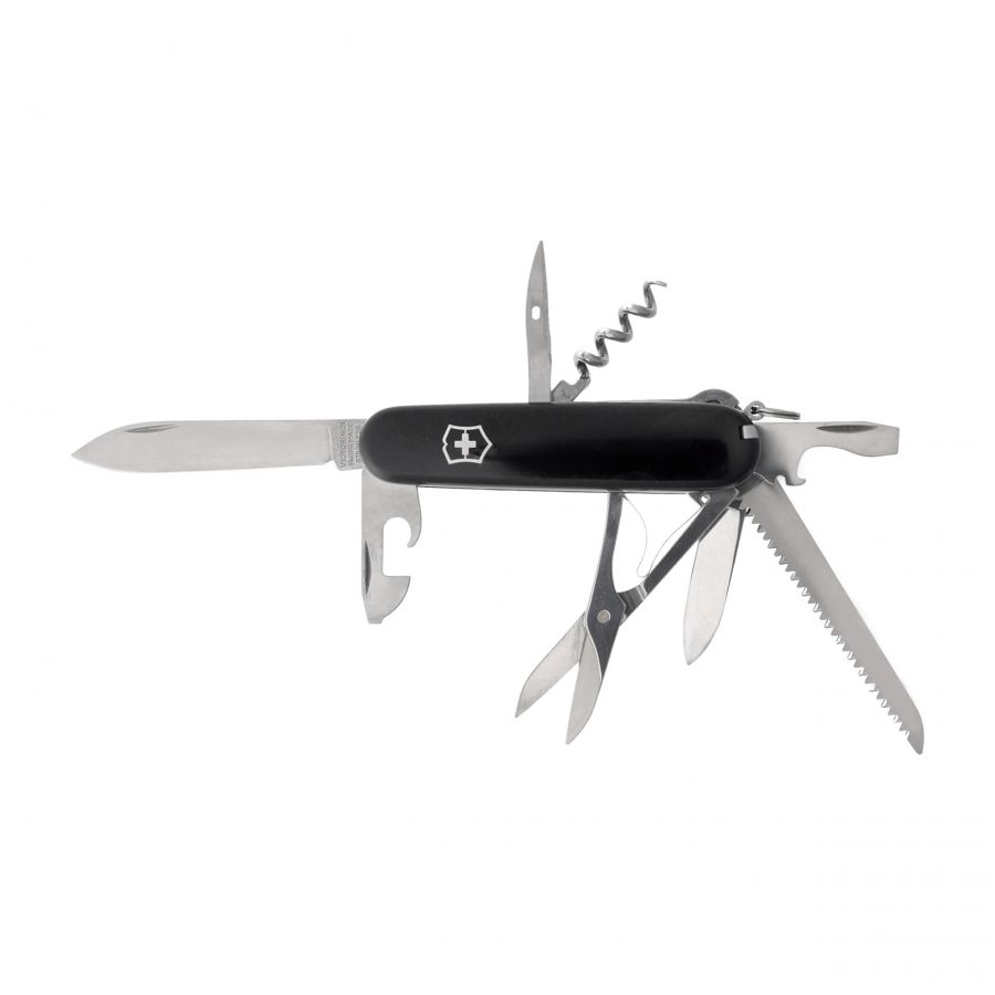 Huntsman pocket knife 1.3713.3 black, celidor 91mm 1/7