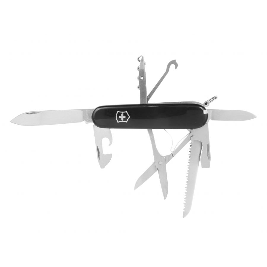 Huntsman pocket knife 1.3713.3 black, celidor 91mm 1/8