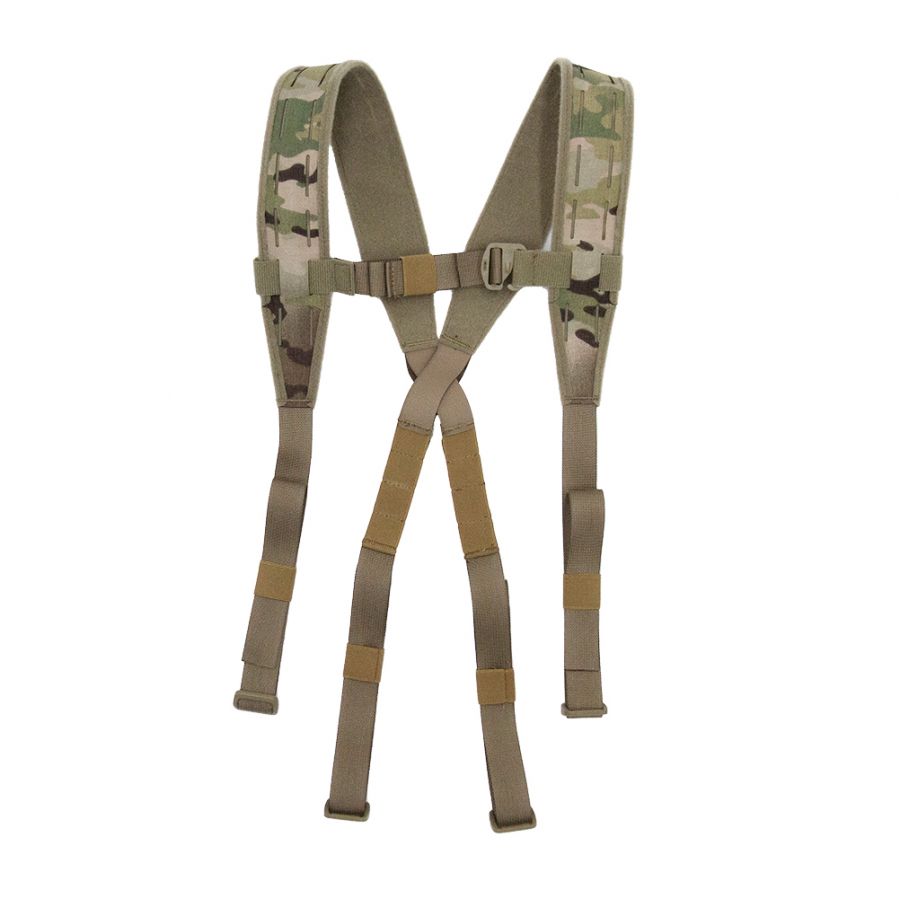 Husar low-profile belt suspenders - Multicam 1/4