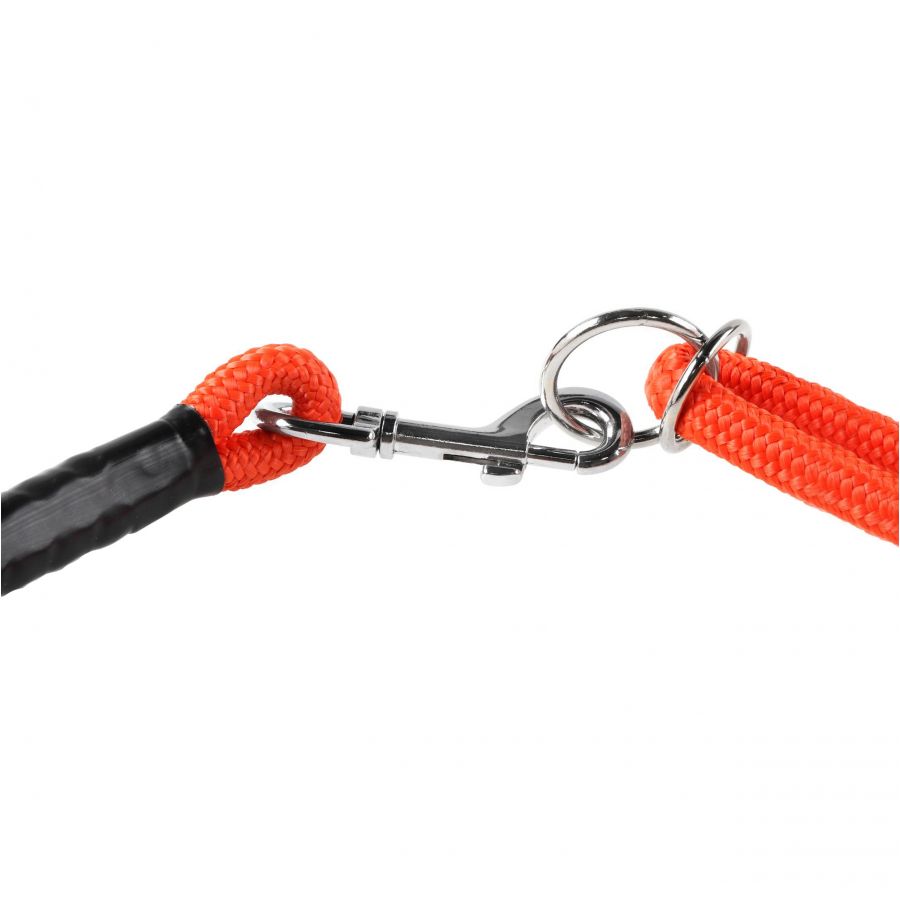 Intertwined leash 4wild.eu 260 cm 10 mm orange 2/3