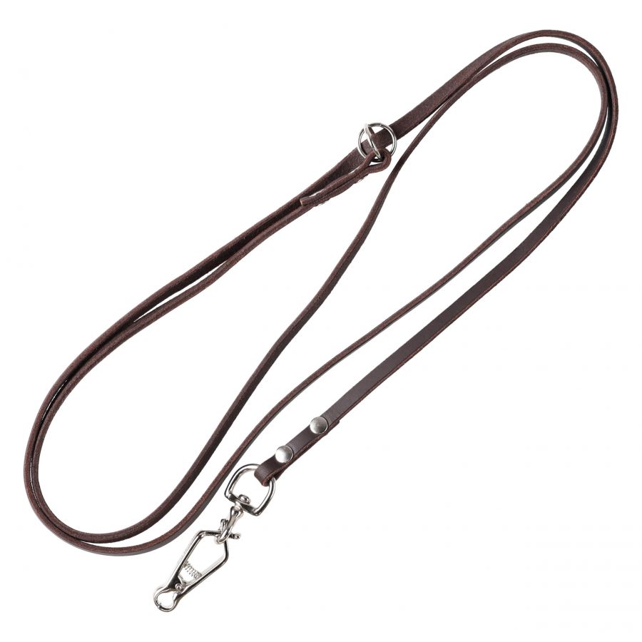 Intertwined leather leash 4wild.eu 240 cm 1/3