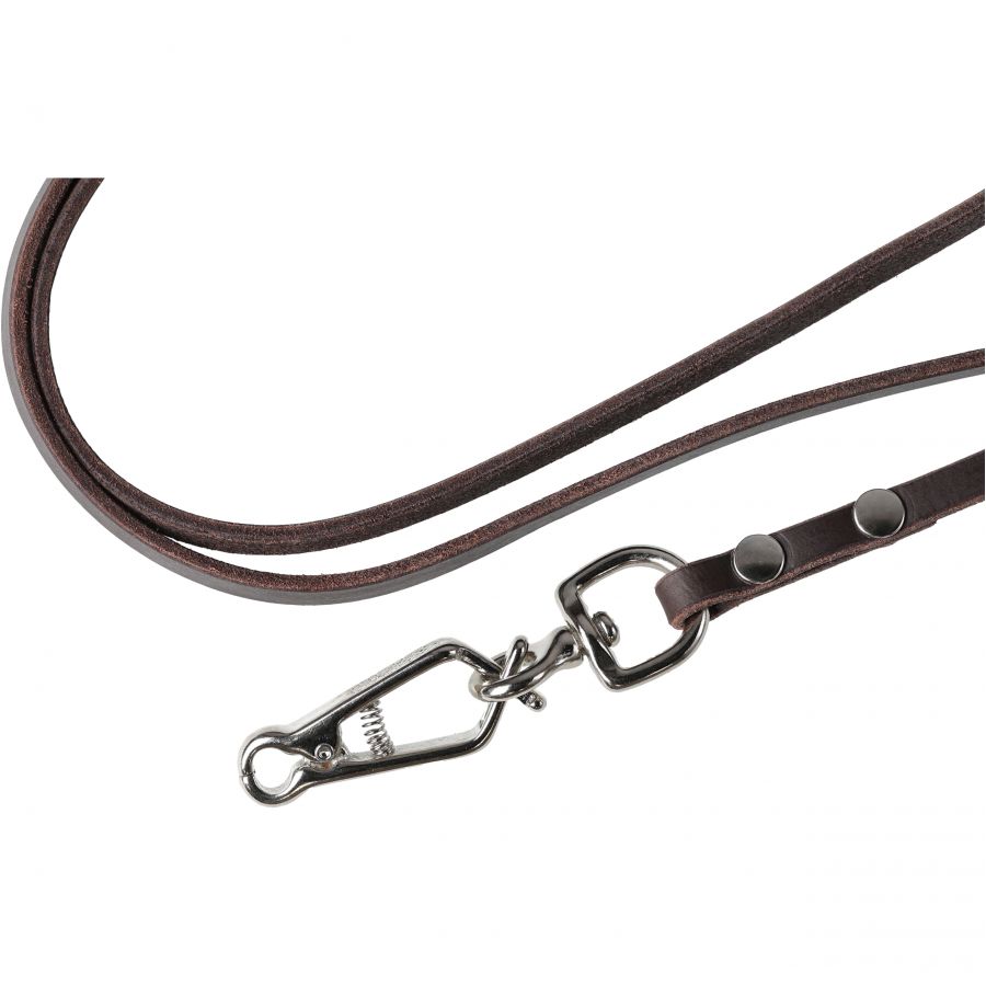 Intertwined leather leash 4wild.eu 240 cm 2/3
