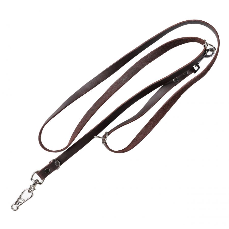 Intertwined leather leash 4wild.eu 250 cm 1/3