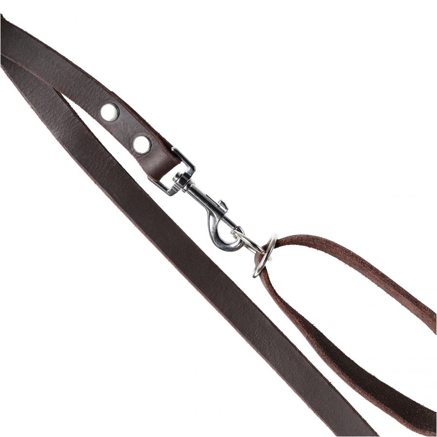 Intertwined leather leash 4wild.eu 250 cm 2/3