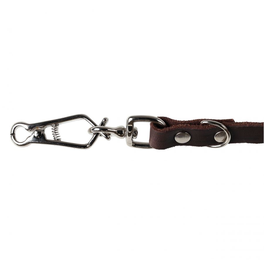 Intertwined leather leash 4wild.eu 250 cm 3/3