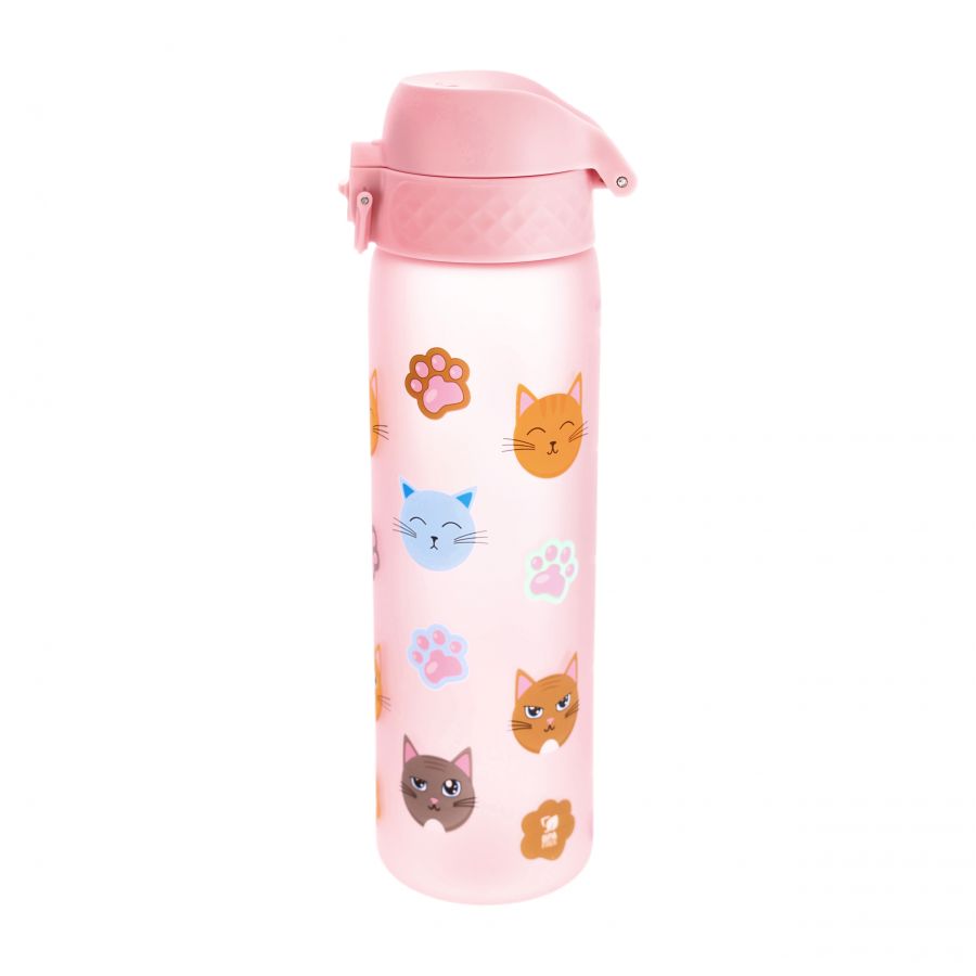 ION8 500 ml bottle pink with cats 2/6