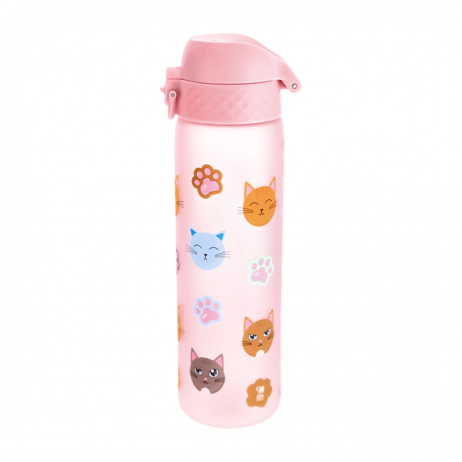 ION8 500 ml bottle pink with cats 2/6