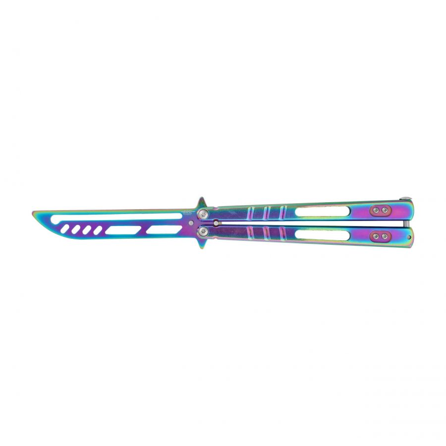 Joker JKR0826 rainbow training butterfly knife 1/6