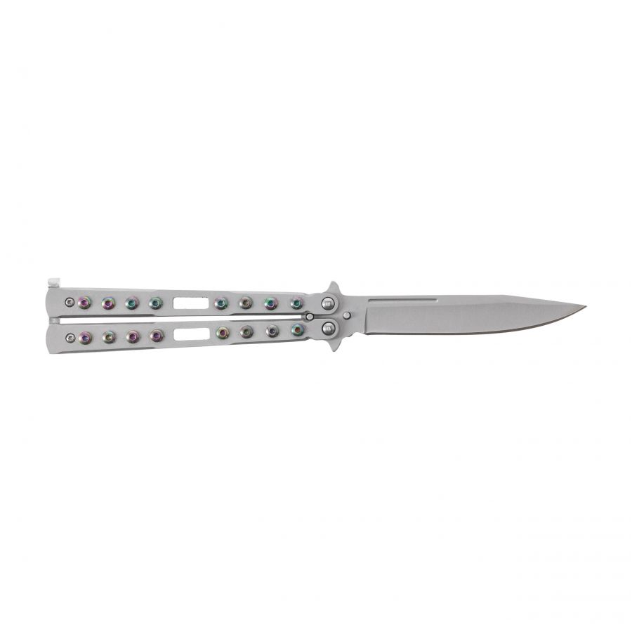 Joker JKR441 butterfly silver puno knife 2/6