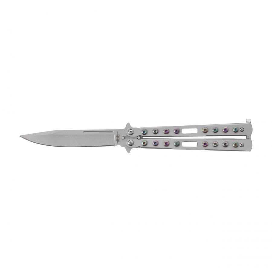 Joker JKR441 butterfly silver puno knife 1/6