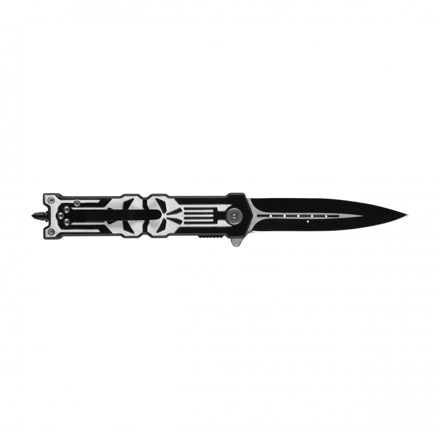 Joker JKR589 skull motif folding knife 2/5