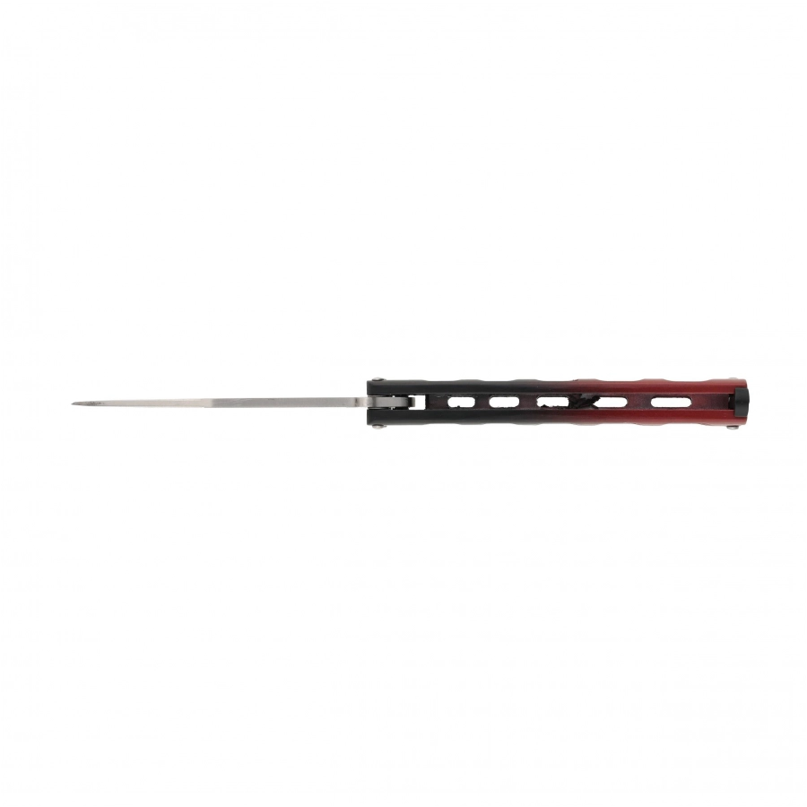 Joker JKR595 butterfly knife black and red 3/6