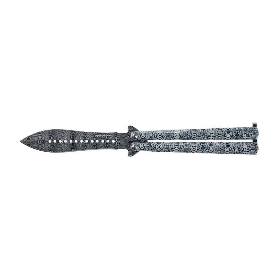 Joker JKR644 butterfly gray damascus knife 1/6