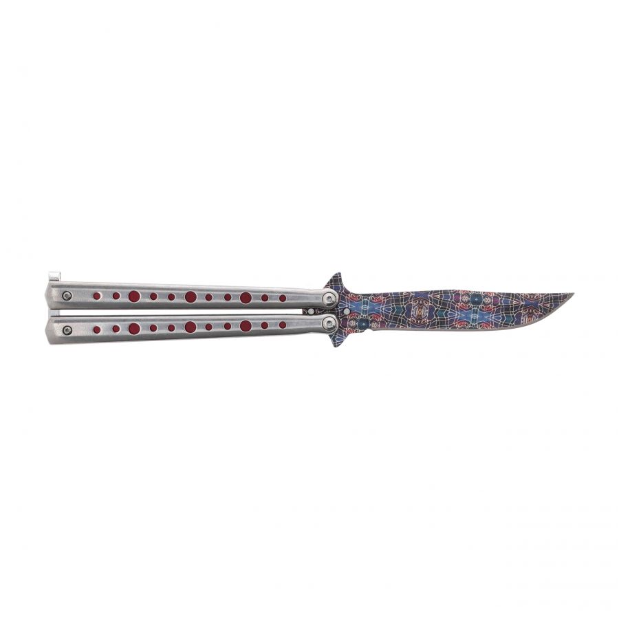 Joker JKR646 damascus butterfly knife 2/6