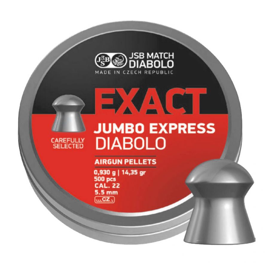 JSB Exact Jumbo Express 5.52/250 diabolo shot. 1/2