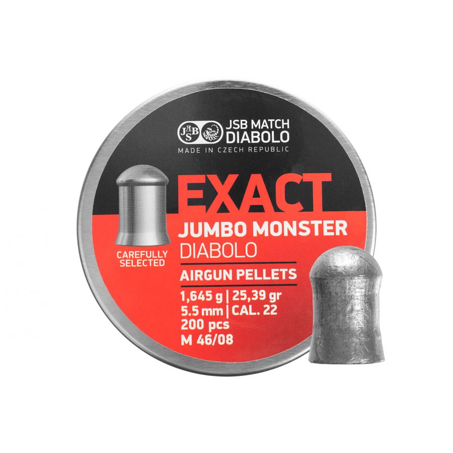 JSB Exact Jumbo Monster 5.52/200 diabolo shot. 1/3