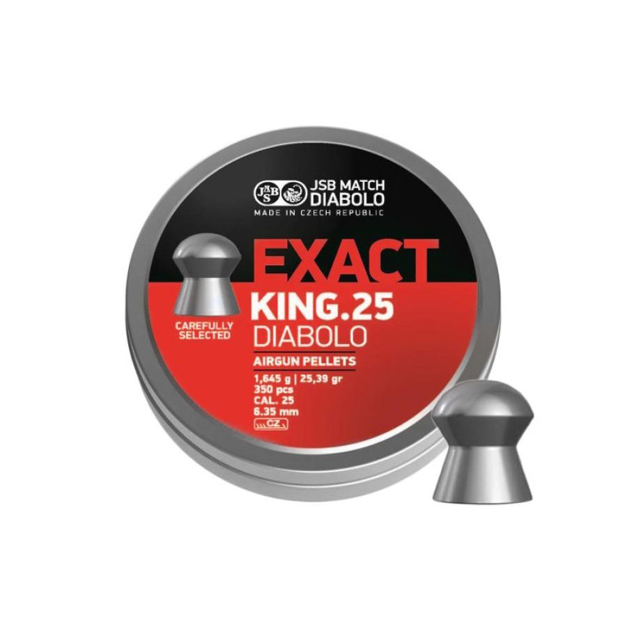 JSB Exact King 6.35/350 diabolo shot. 1/1