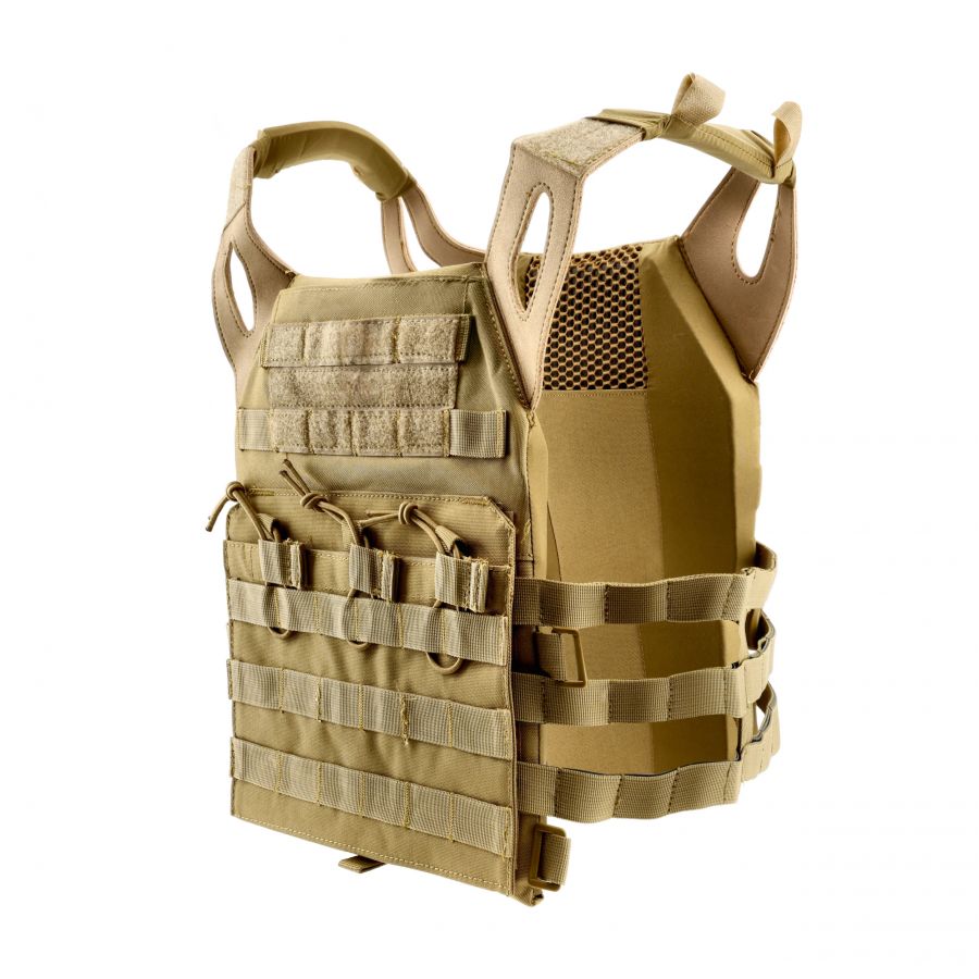 Jump tactical vest GFC Tactical brown. 1/3