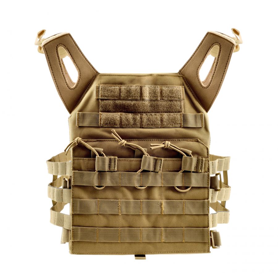 Jump tactical vest GFC Tactical brown. 2/3