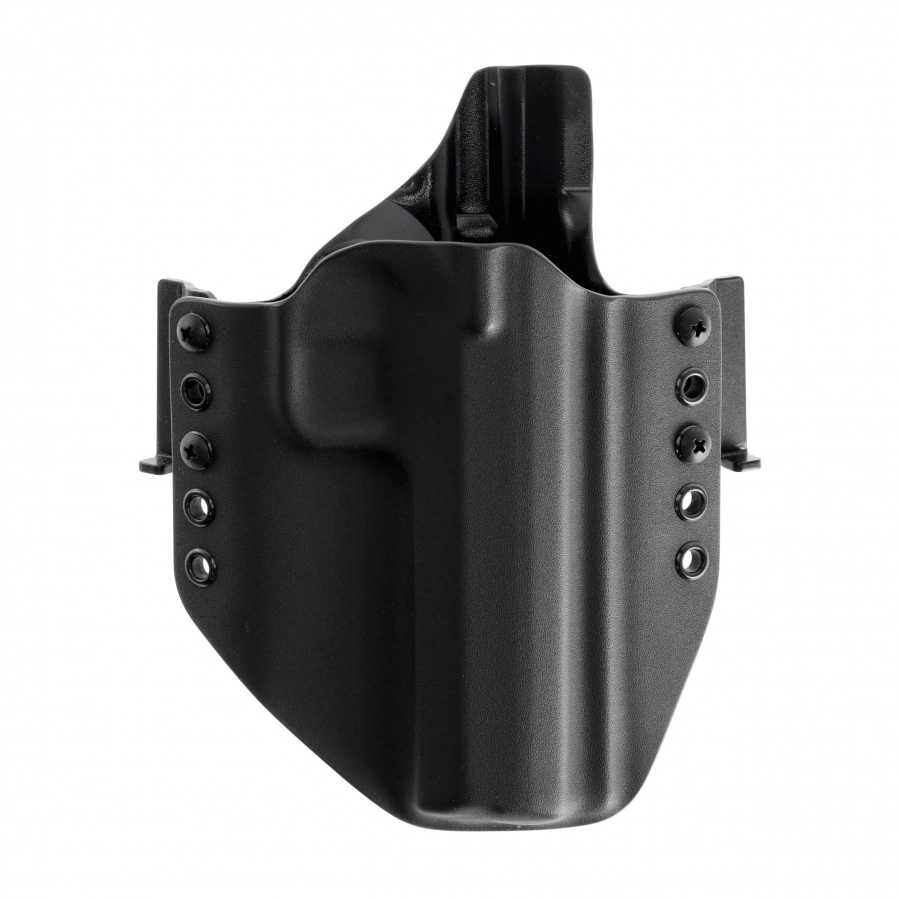 Kabura RH Holsters OWB CZ TS 2 Racing Green z thumbrest 1/2 sweatguard, speedloops 40 mm, prawa, czarna 1/3