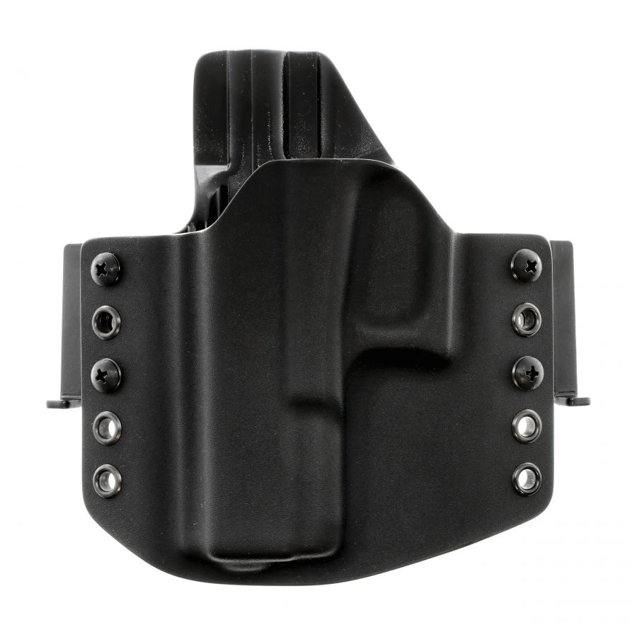 Kabura RH Holsters OWB do Glock 19 / 23 / 32 1/2 sweatguard, speedloops 40 mm, lewa, czarna 1/2