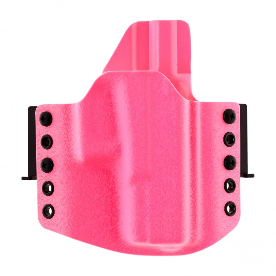 Kabura RH Holsters OWB do Glock 19 / 23 / 32 1/2 sweatguard, speedloops 40 mm, prawa, różowa 1/3