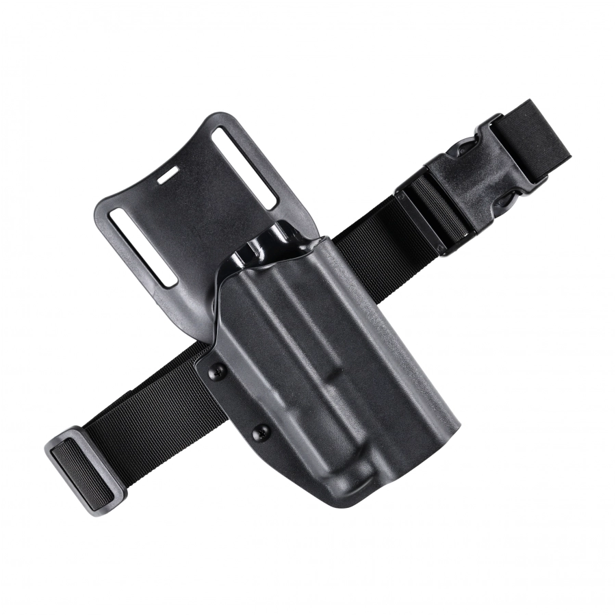 Kabura RH Holsters OWB tactical do Glock 17C gen 4 / GL19, Safariland mid-ride, prawa, czarna, 3 mm 3/3