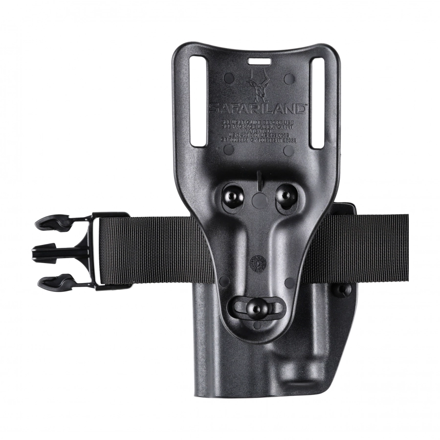 Kabura RH Holsters OWB tactical do Glock 17C gen 4 / GL19, Safariland mid-ride, prawa, czarna, 3 mm 2/3