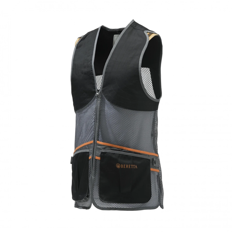 Kamizelka strzelecka Beretta Full Mesh Vest czarno/szare 1/3