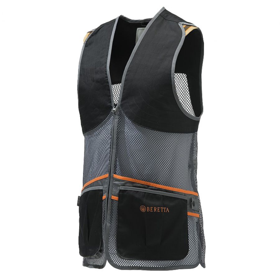 Kamizelka strzelecka Beretta Full Mesh Vest czarno/szare 1/3