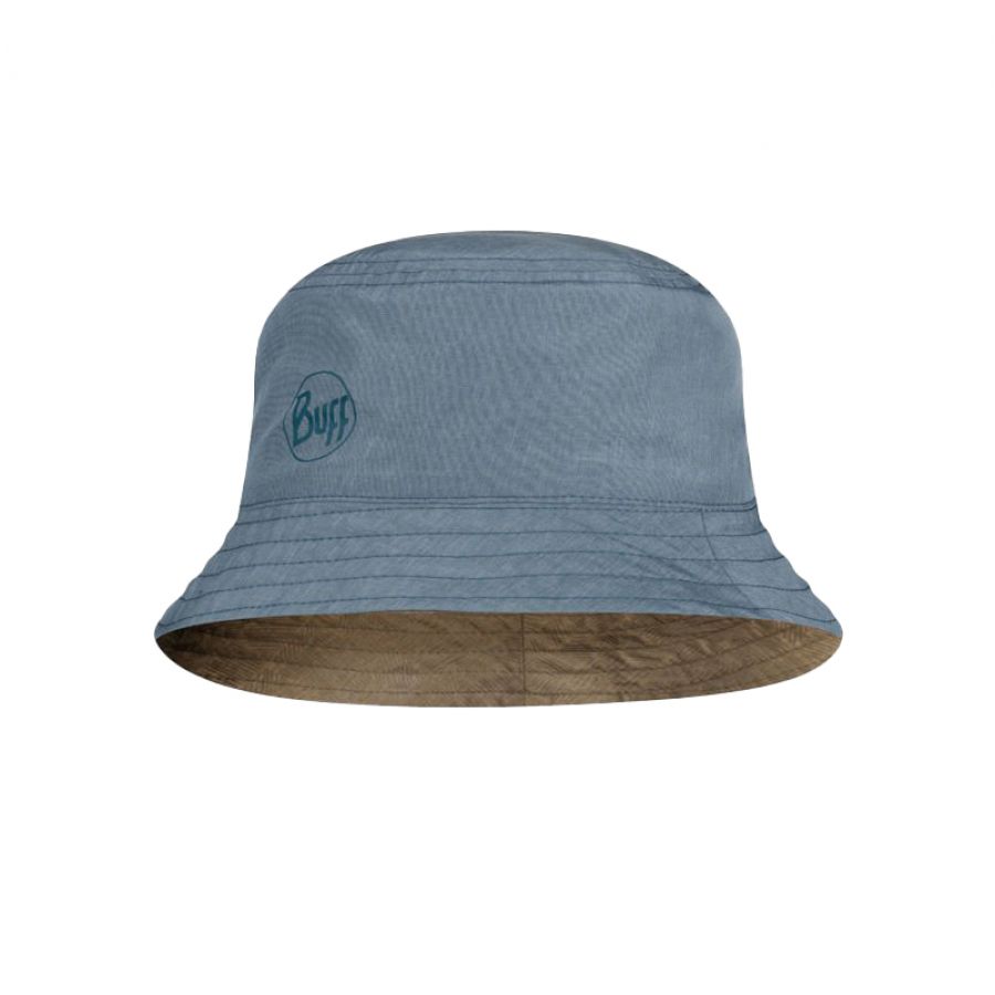 Kapelusz unisex BUFF Travel Bucket Hat Zadok niebiesko-oliwkowy 2/10