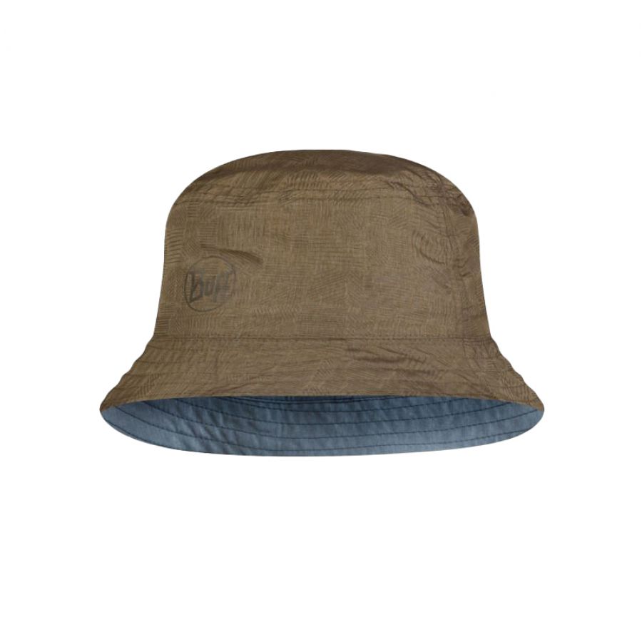 Kapelusz unisex BUFF Travel Bucket Hat Zadok niebiesko-oliwkowy 1/10