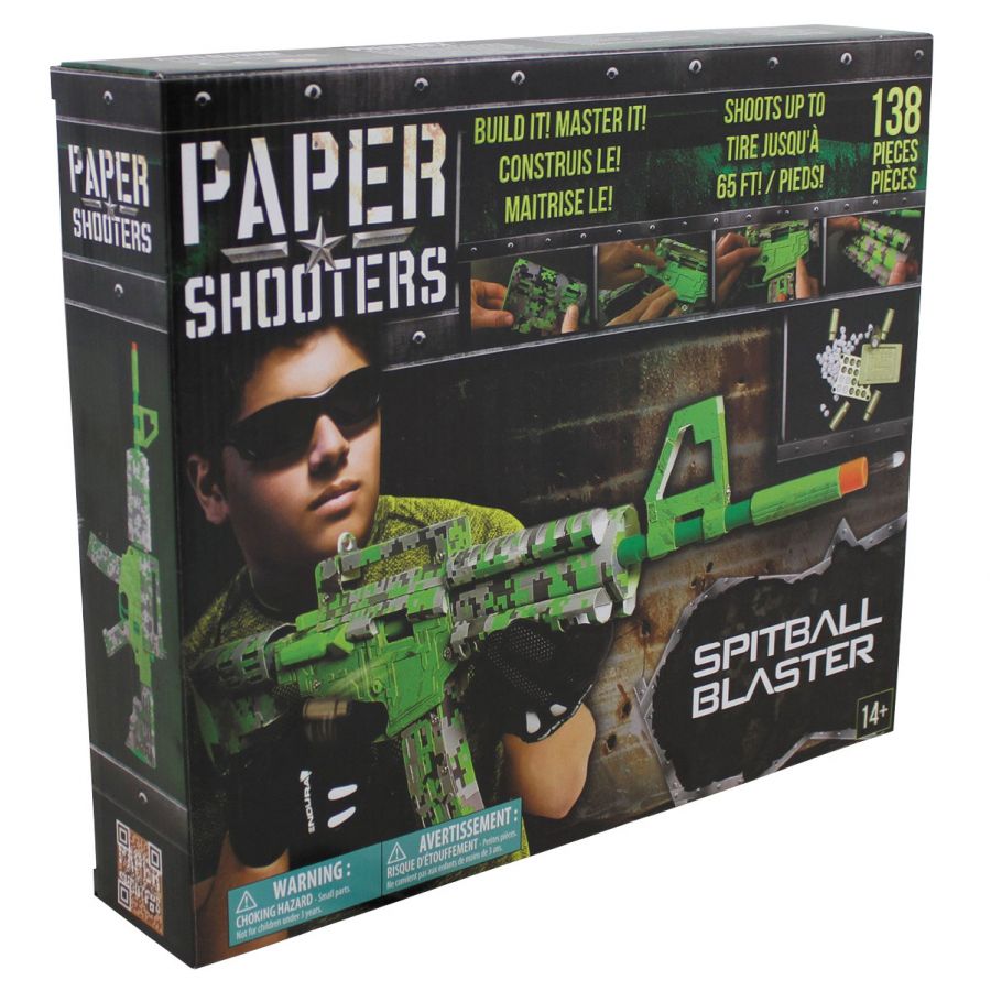 Karabin Paper Shooters Green Spit zestaw 3/3